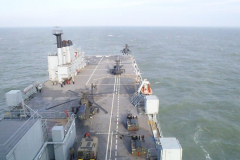 AAC Apaches aboard RFA Argus. Crown Copyright