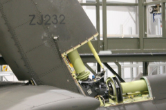 Exposed tail rotor shaft